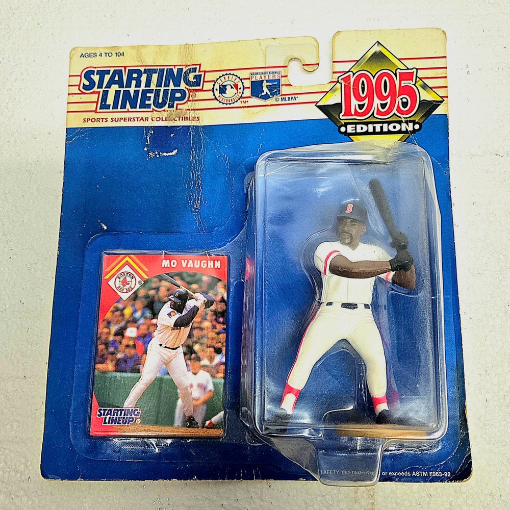Starting Lineup 1995 Edition‎ Mo Vaughn Boston Red Sox Baseball Figure and Card